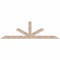 Ekena Millwork Saratoga Smooth Timber Gable Bracket, Douglas Fir, 108"W x 31 1/2"H x 3 1/2"D x 5 1/2"F, 7/12 Pitch GBW108X31X0406SAR00SDF - alternate 1